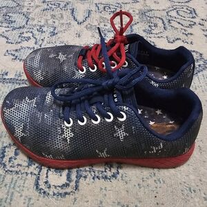 NOBULL Blue and Red Athletic Shoes